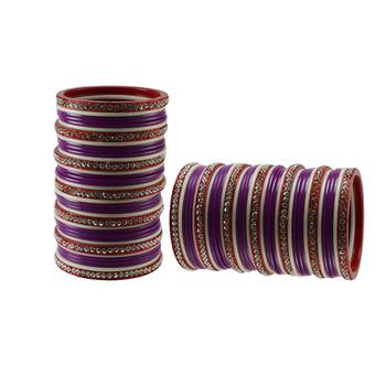 Rani Stone Stud Acrylic Bangle 2