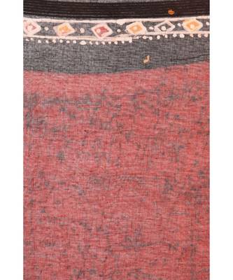 Multicolor Women's Handloom Batik Saree  with Blouse Piece 4