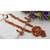 Gorgeous Beads Cluster Long Necklace With Krishna Pendant & Matching Ear Rings