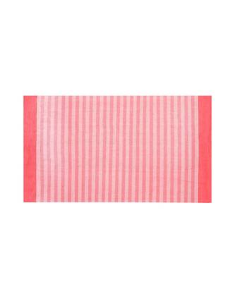 Red Women's Woven Tant Cotton Saree  without Blouse Piece 4