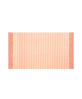 Orange Women's Woven Tant Cotton Saree  without Blouse Piece 4