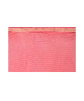 Brown Women's Bhagalpuri Silk Saree With Blouse Piece 4
