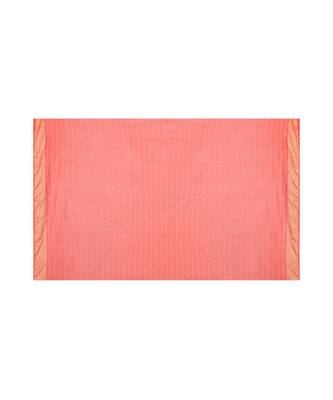Maroon Women's Bhagalpuri Silk Saree With Blouse Piece 4