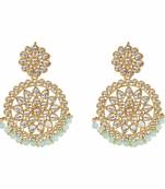 Kundan Chandbali Earrings For Women