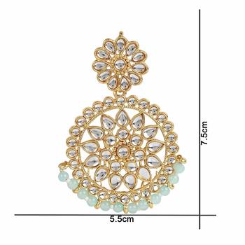 Kundan Chandbali Earrings For Women 3