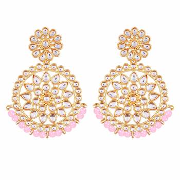 Kundan Chandbali Earrings For Women 1