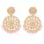 Gold Plated Kundan Chandbali Earrings For Women