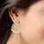 Gold Plated Kundan Chandbali Earrings For Women