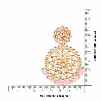 Kundan Chandbali Earrings For Women 3