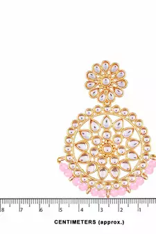 Kundan Chandbali Earrings For Women