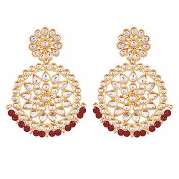 Kundan Chandbali Earrings For Women 1