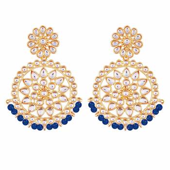 Kundan Chandbali Earrings For Women 1