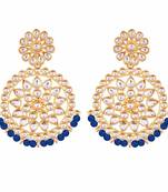 Kundan Chandbali Earrings For Women