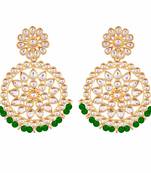 Kundan Chandbali Earrings For Women