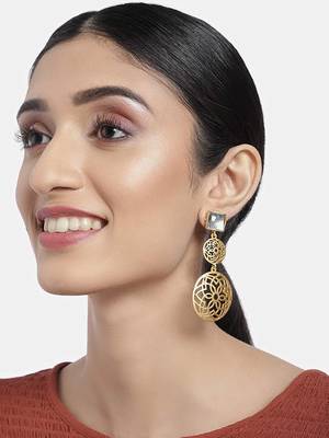 Traditional Gold Plated Fancy Earrings For Women & Girls 1