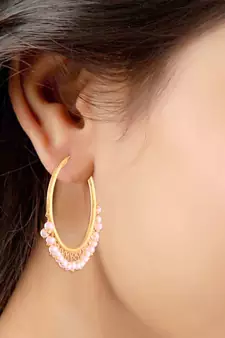 Pearl Chandbali Earring For Women