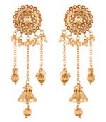 Bahubali Kundan & Pearl Chain Earring For Women