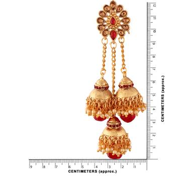 Pearl Jhumki Earrings For Women 4