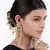 Pearl & Kundan Bahubali Earrings With Hair Chain For Women