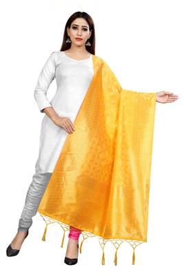 Gold woven banarasi Weaving Work Dupatta 1