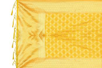 Gold woven banarasi Weaving Work Dupatta 4
