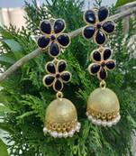 Black Jhumkas