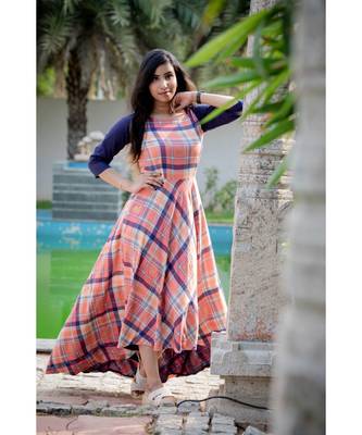 Olivia Peach High Low Dress 3