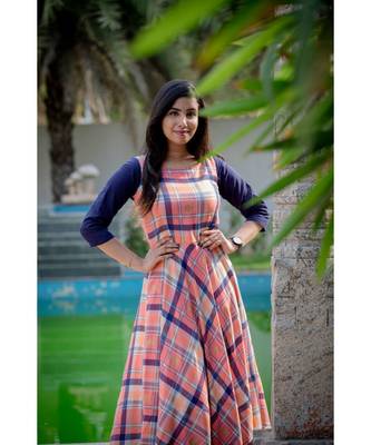 Olivia Peach High Low Dress 4