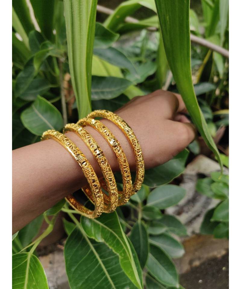 gold plated bangles