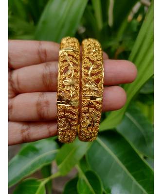 gold plated bangles 2