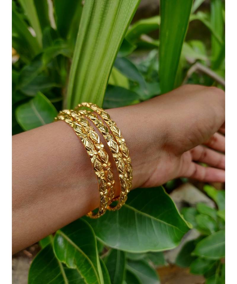 gold plated bangles