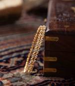 Diamond Radiance Duo: Set of 2 Bangles and Bracelets