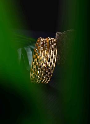 Set of 2 Stone-Studded Bangles and Bracelets 1
