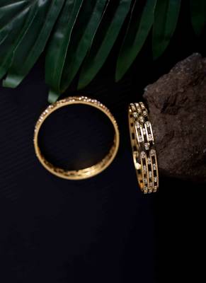 Set of 2 Stone-Studded Bangles and Bracelets 3