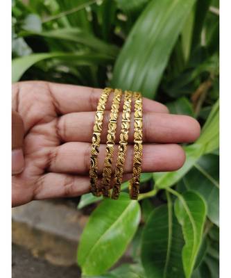Gold Plated Bangles Set Of 4 2