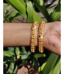 Gold Plated Bangles Set Of 2