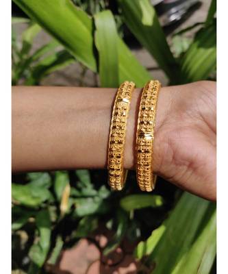 Gold Plated Bangles Set Of 2 2