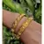 Gold Plated Designer Bangles Set Of 2