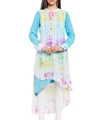 Multicolor Printed Georgette Party Wear Kurti