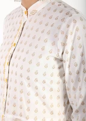 White printed cotton kurtas-and-kurtis 4