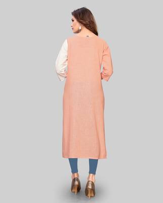 Multicolor embroidered cotton cotton-kurtis 2