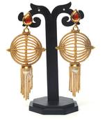 Gold cubic zirconia earrings