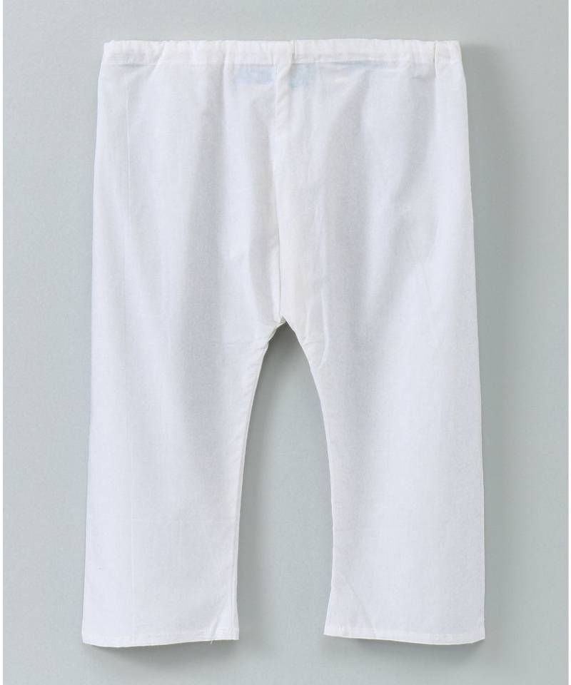 Prinbted Blue Kurta With Mangoes And White Pajama