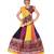 Multicolor Kutch Embroidery and Mirror Cotton Navratri Wear Lehenga
