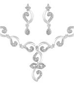 Silver Diamond  Necklaces