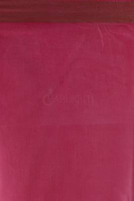 Pink Blended Cotton Saree With Geometric Pallu 3