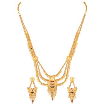 Gold necklaces 4