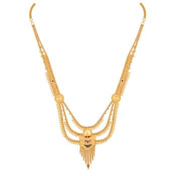 Gold necklaces 5