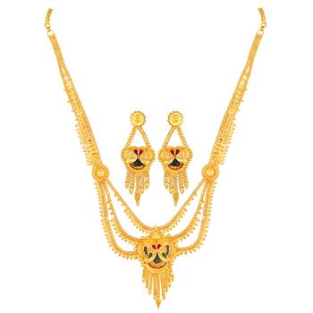 Gold necklaces 5