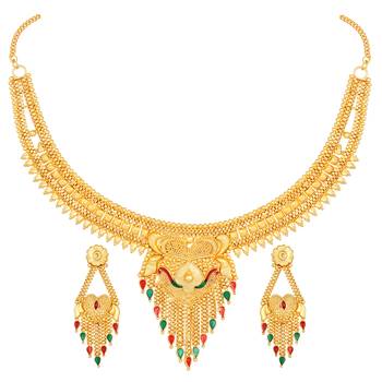 Gold necklaces 4